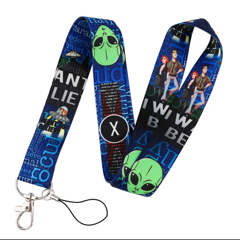 $1 XFILES lanyard. New. $1 WITH ANY $10 ORDER OR MORE - Picture 3 of 5